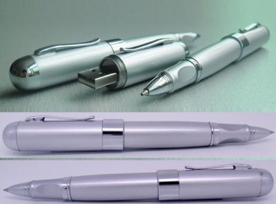 Флешка-ручка под нанесение логотипа оптом из металла 2502